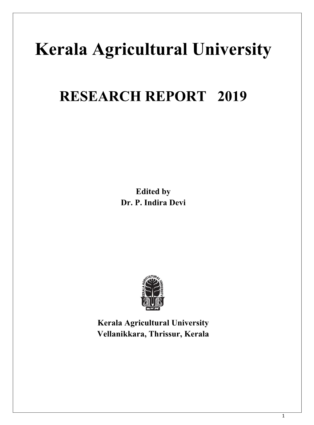 Research Report 2019