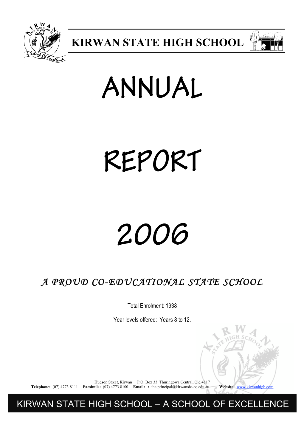 School Annual Report 2006