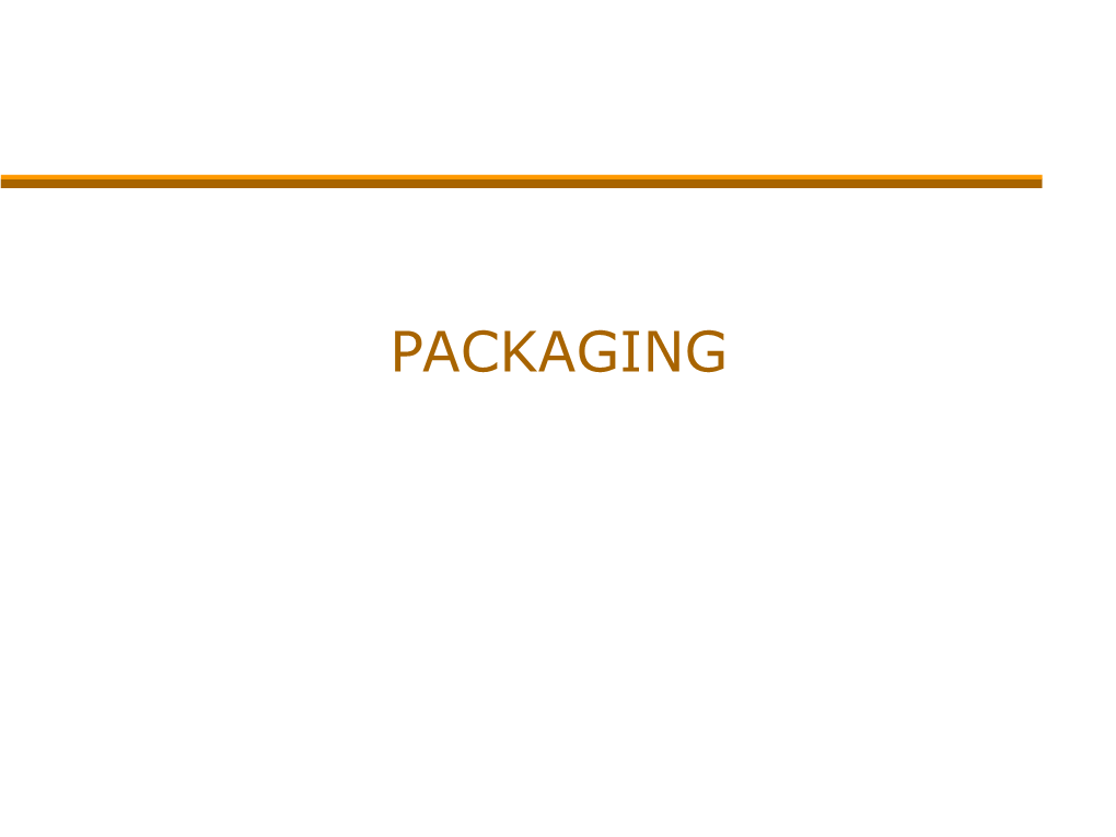 PACKAGING IC Packaging