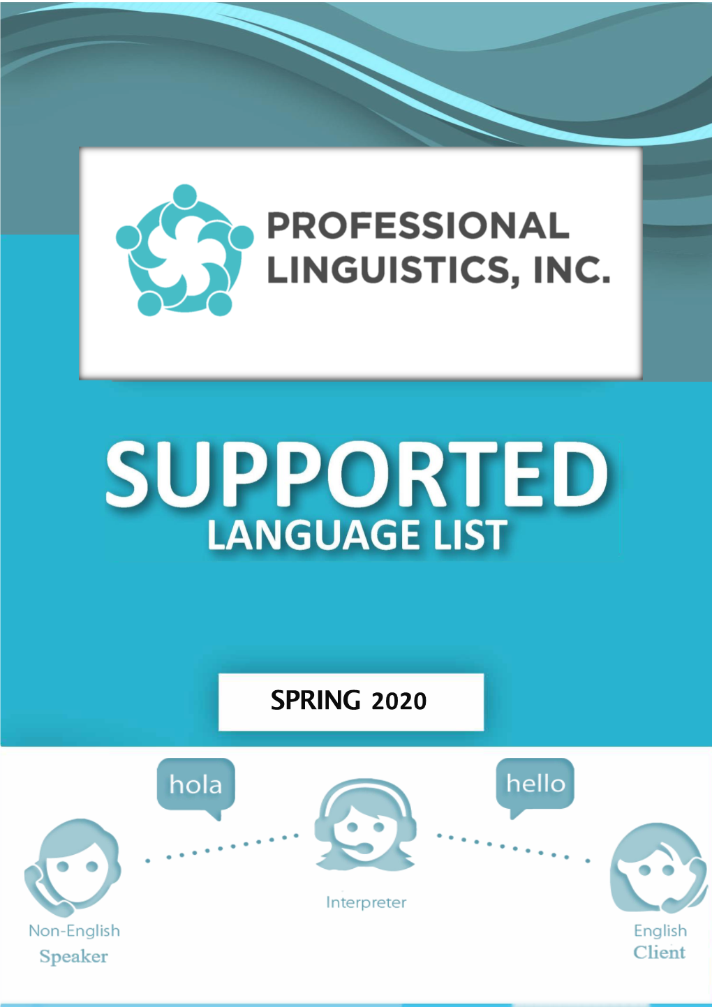 Spring 2020 on Demand Vri on Demand Vri Languages Pilotlanguages