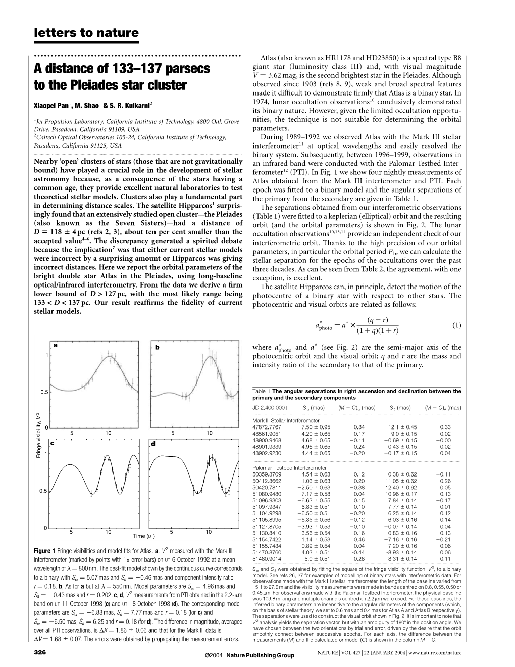 A Distance of 133–137 Parsecs to the Pleiades Star Cluster