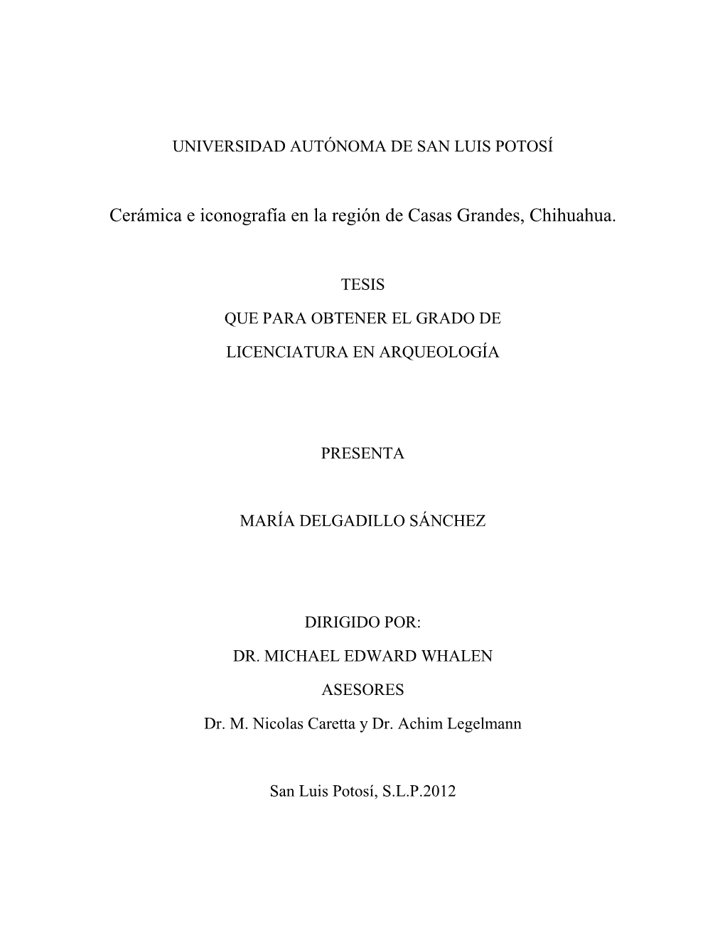 Cerámica E Iconografía En La Región De Casas Grandes, Chihuahua