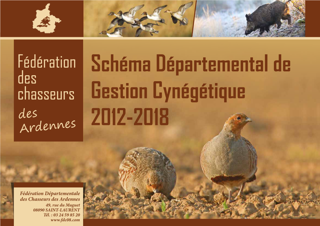 Schéma Départemental De Gestion Cynégétique 2012-2018