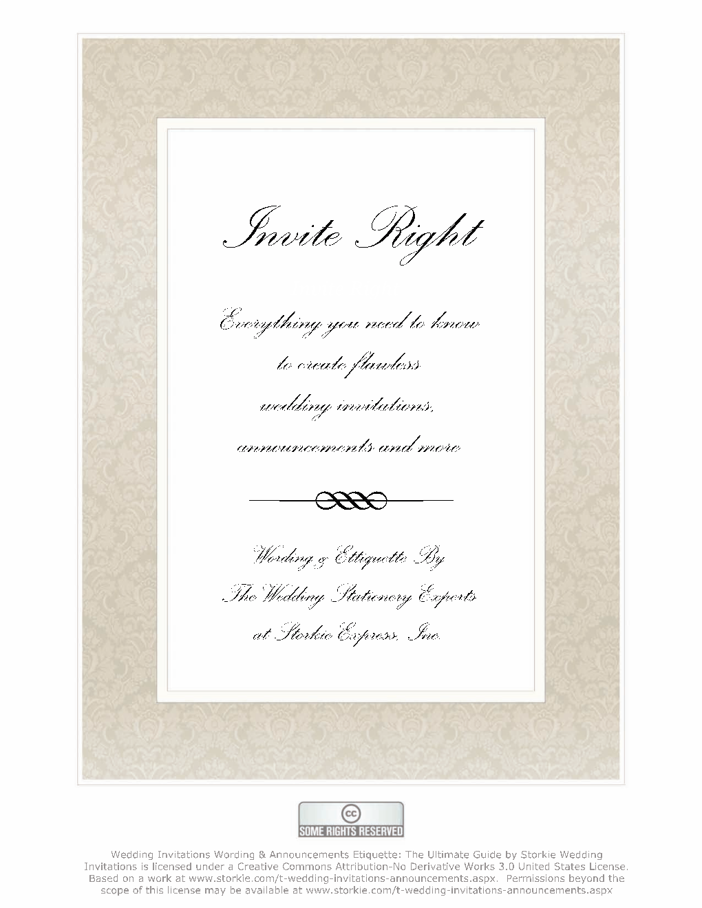 Wedding Invitations Etiquette by Storkie
