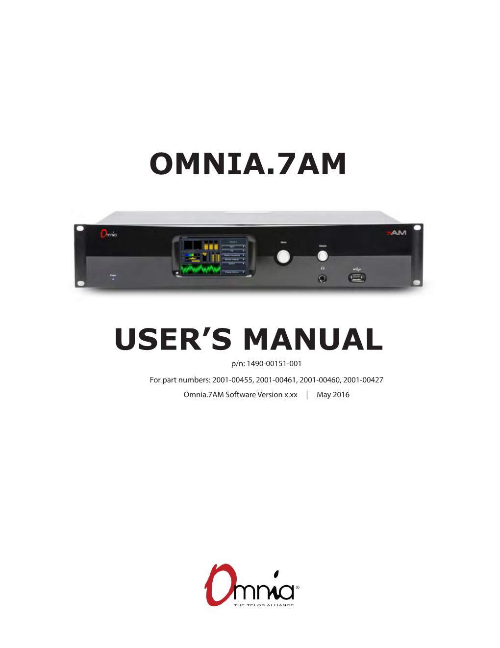 Omnia.7Am User's Manual