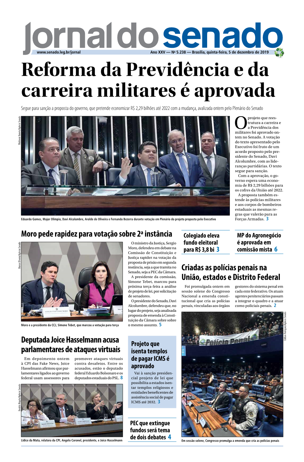 Reforma Da Previdência E Da Carreira Militares É Aprovada