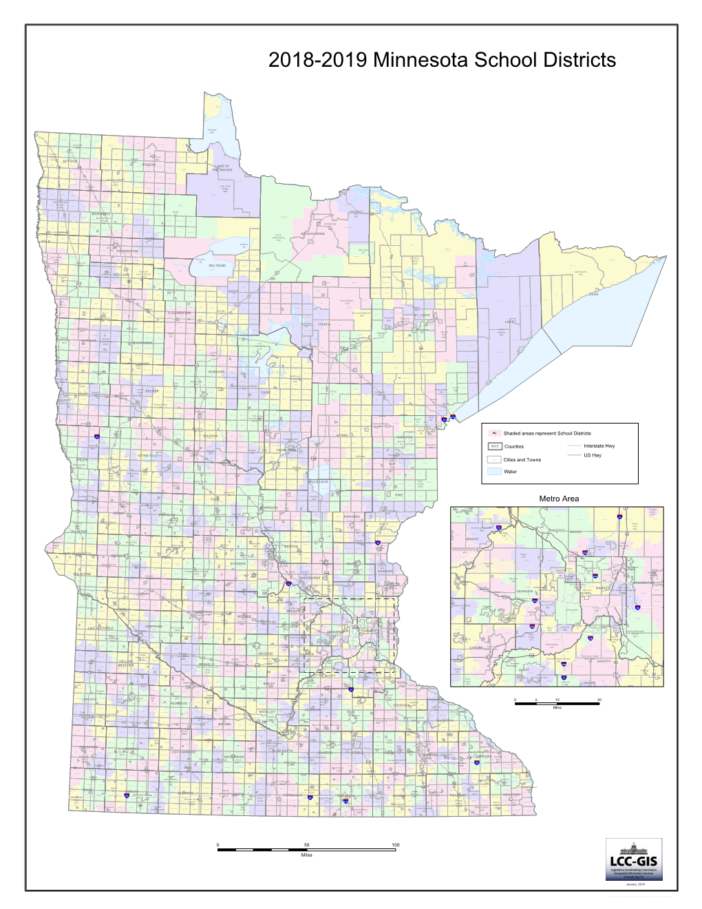 School Year 2018-2019 Minnesota School Districts