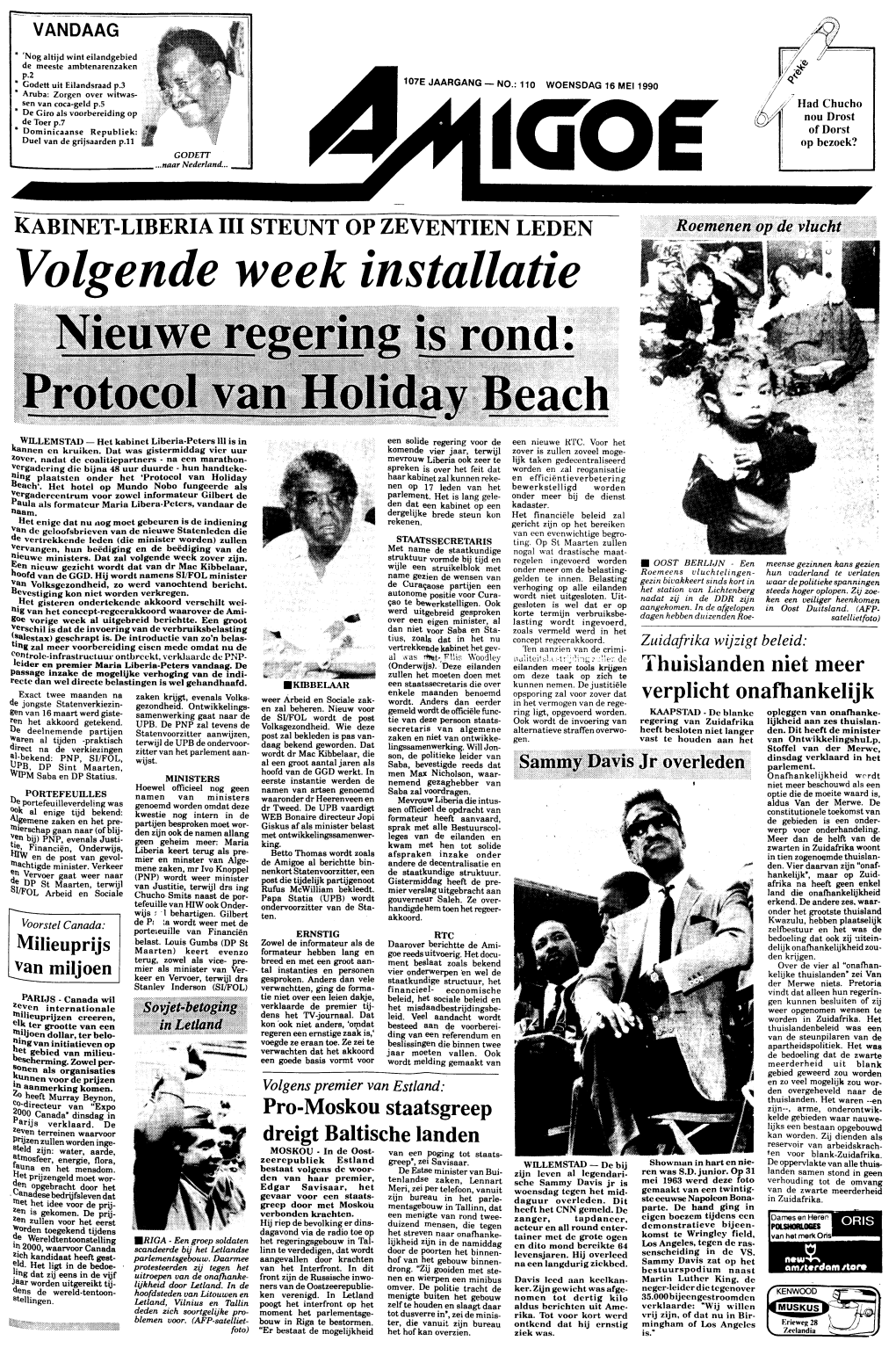 Nieuwe Regering Is Rond: Protocol Van Holiday Beach