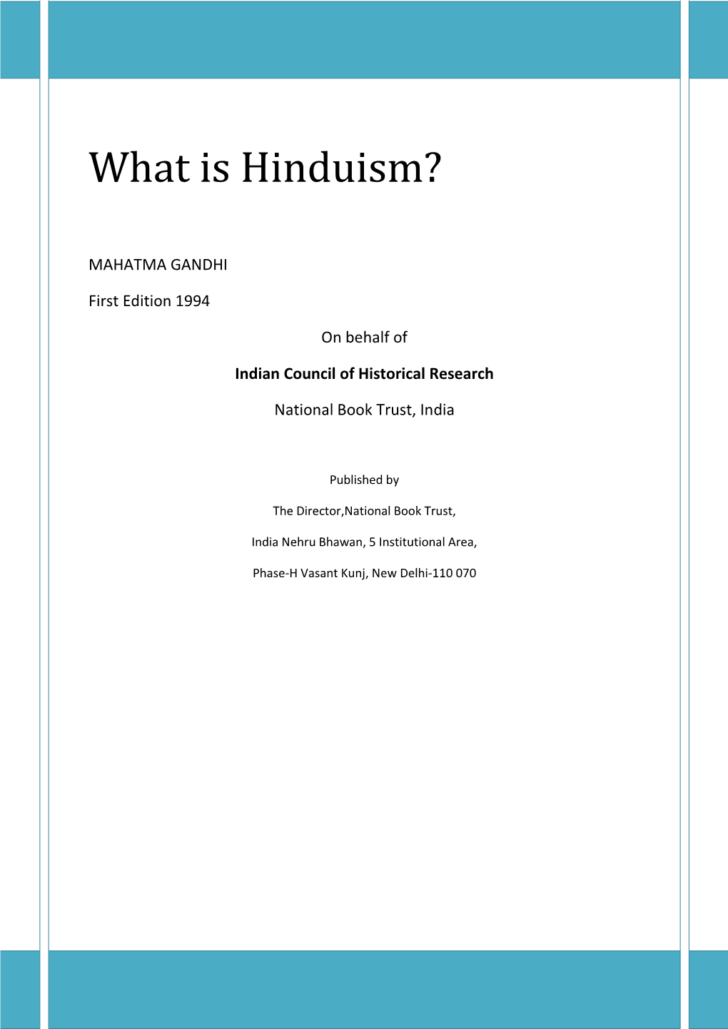 What-Is-Hinduism.Pdf