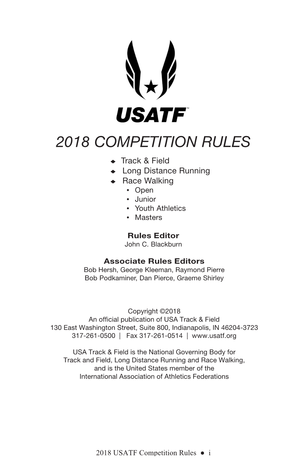 2018 Competition Rules