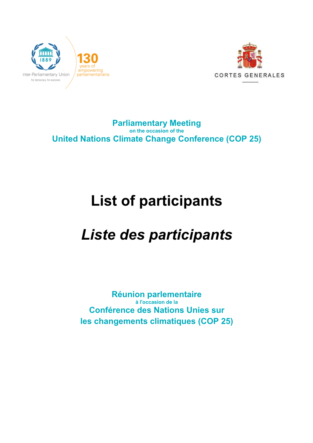 United Nations Climate Change Conference (COP 25)
