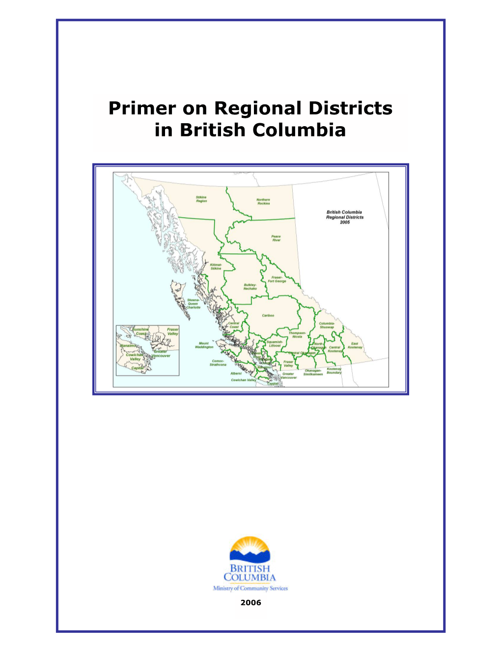 A Primer on Regional Districts in British Columbia | P.2