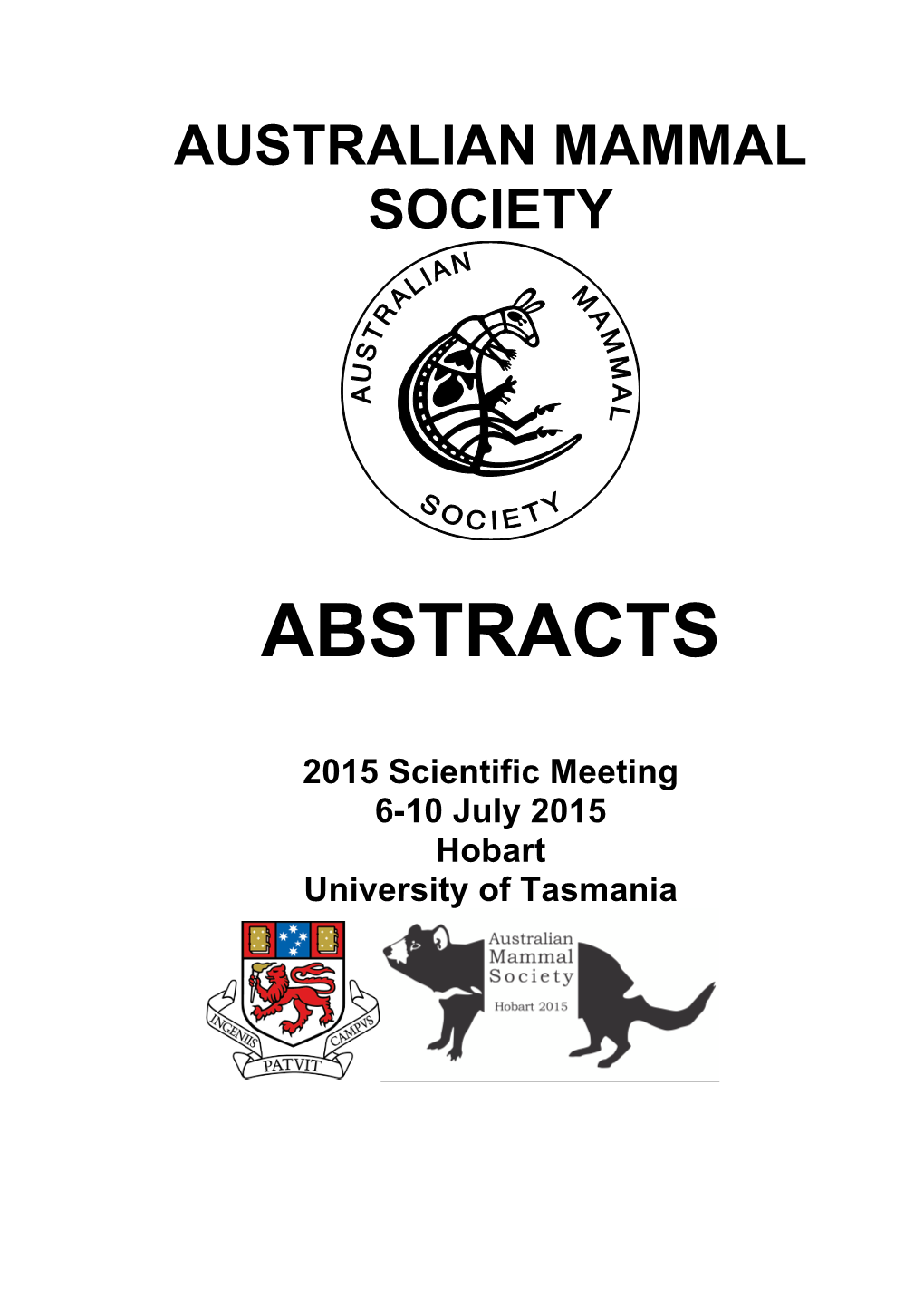 AMS2015 Abstract Book