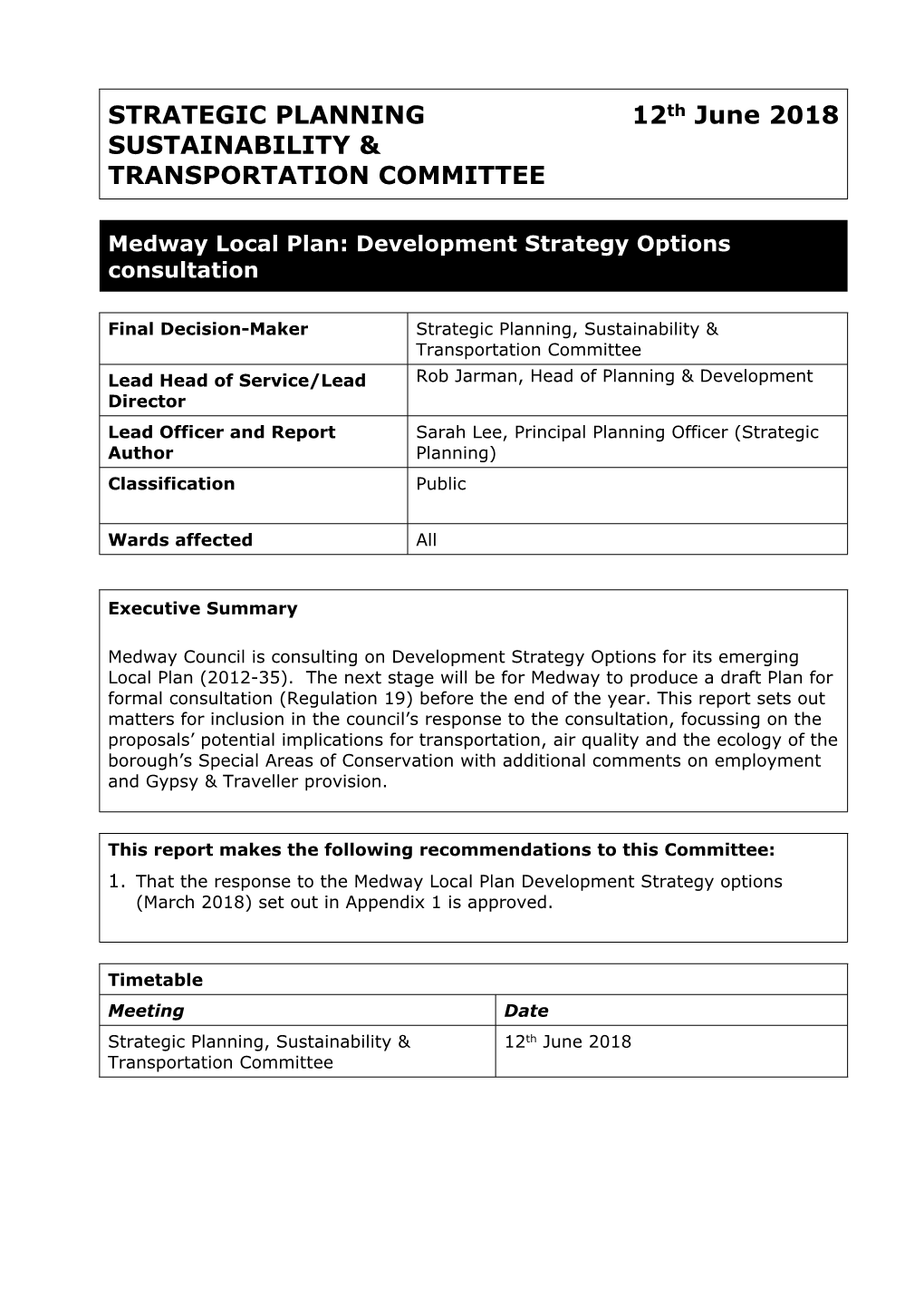 Strategic Planning Sustainability