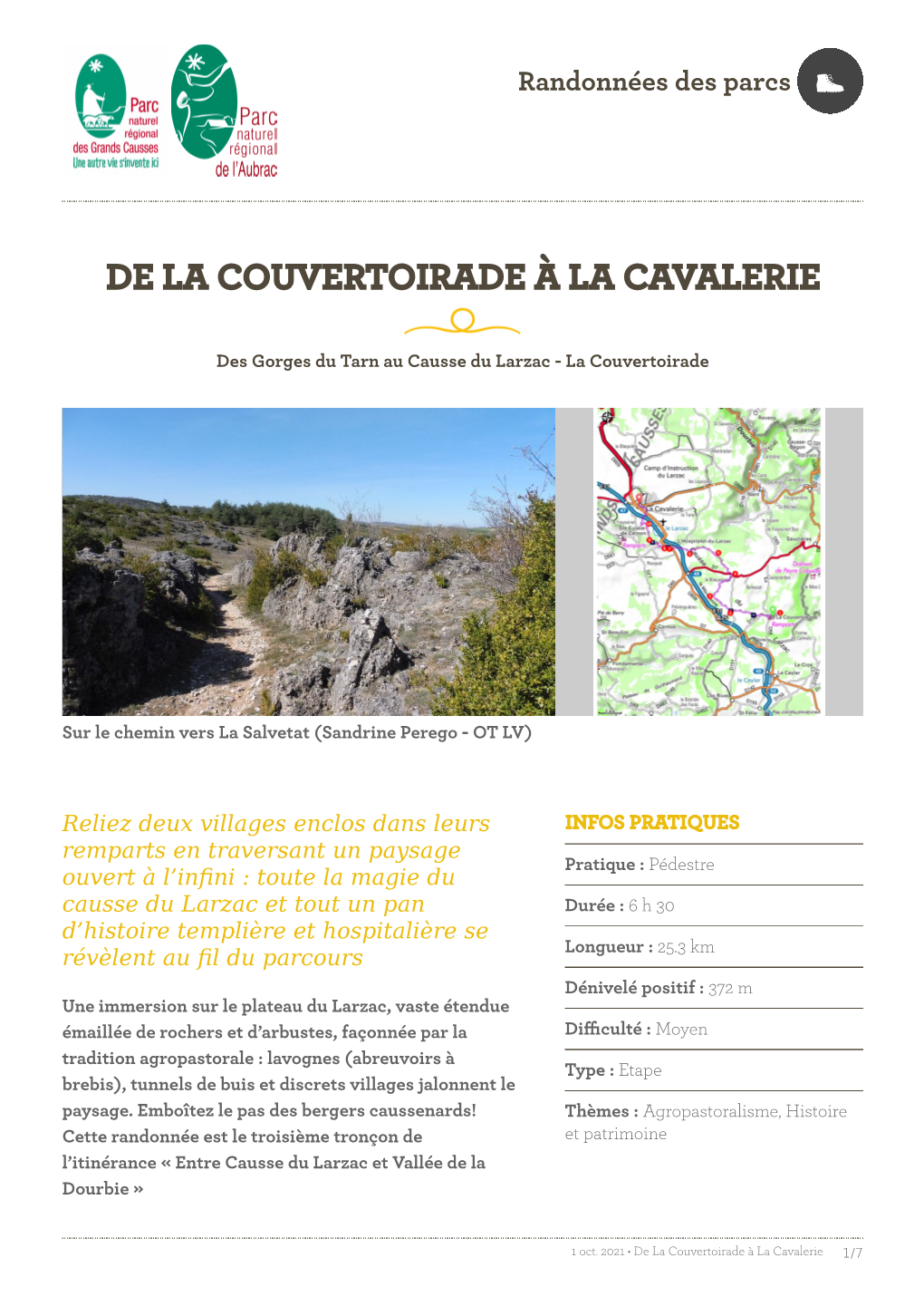 De La Couvertoirade À La Cavalerie