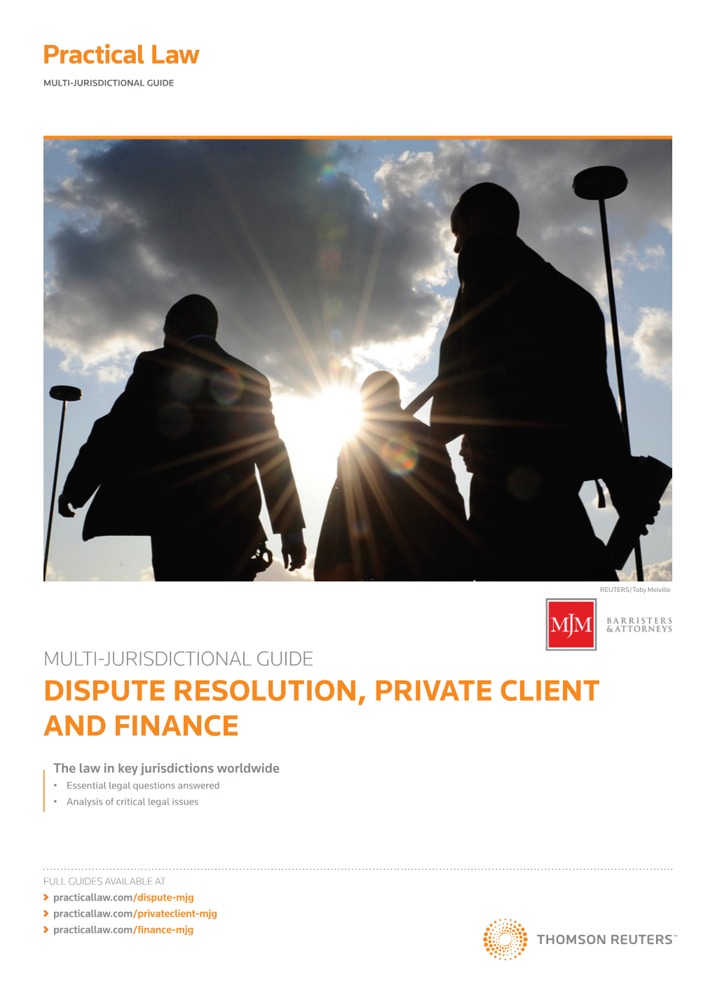 Dispute Resolution, Private Client and Finance