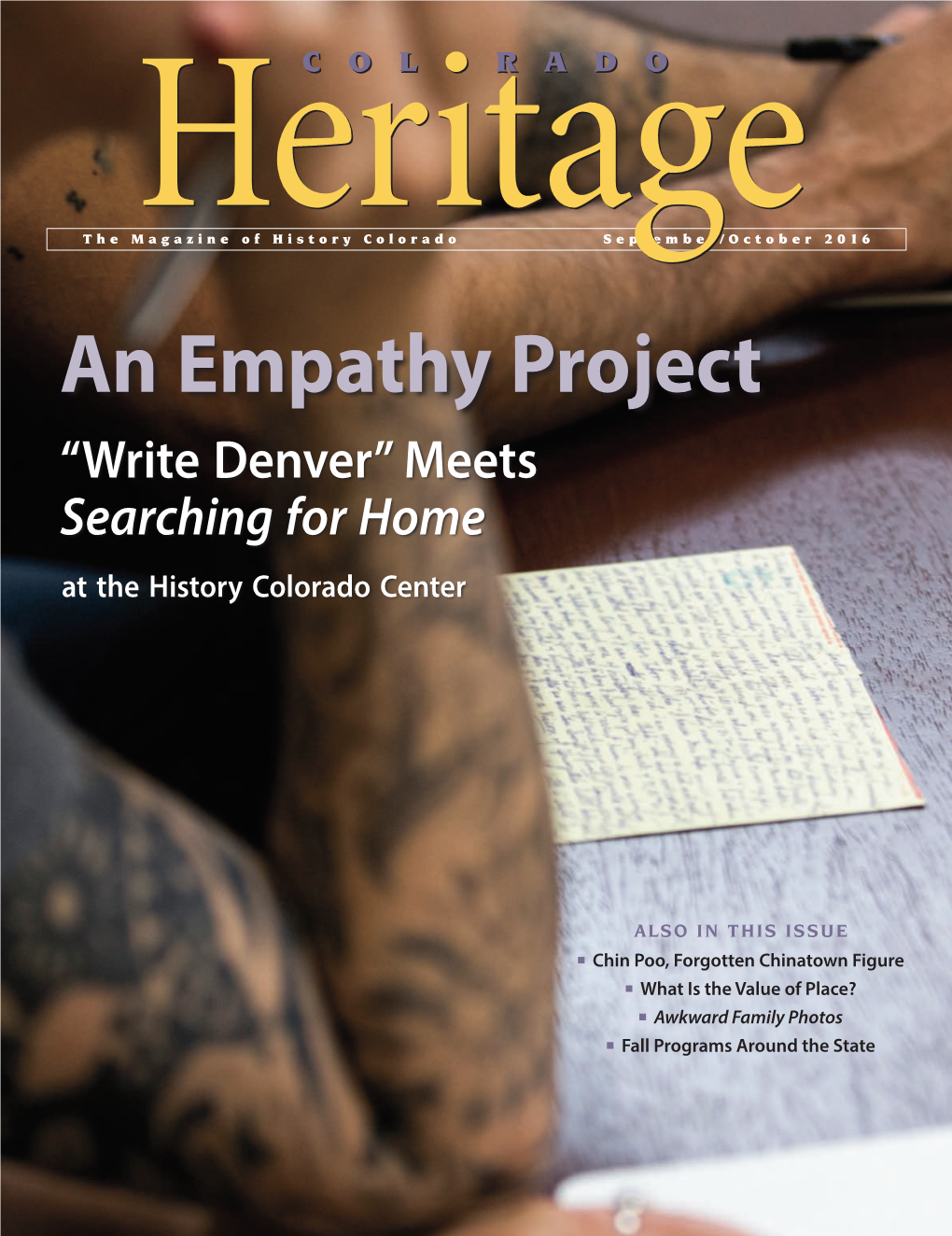 An Empathy Project “Write Denver” Meets Searching for Home at the History Colorado Center