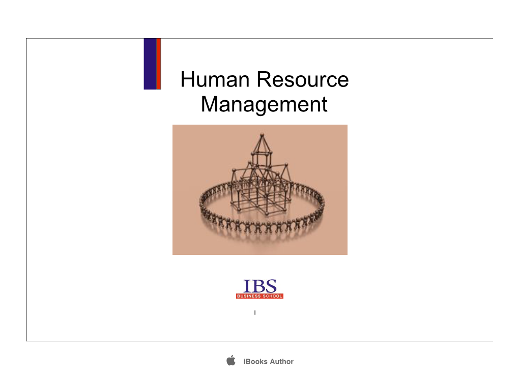 Human Resource Management