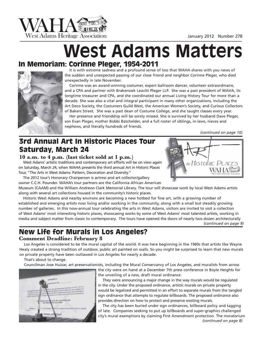 West Adams Matters