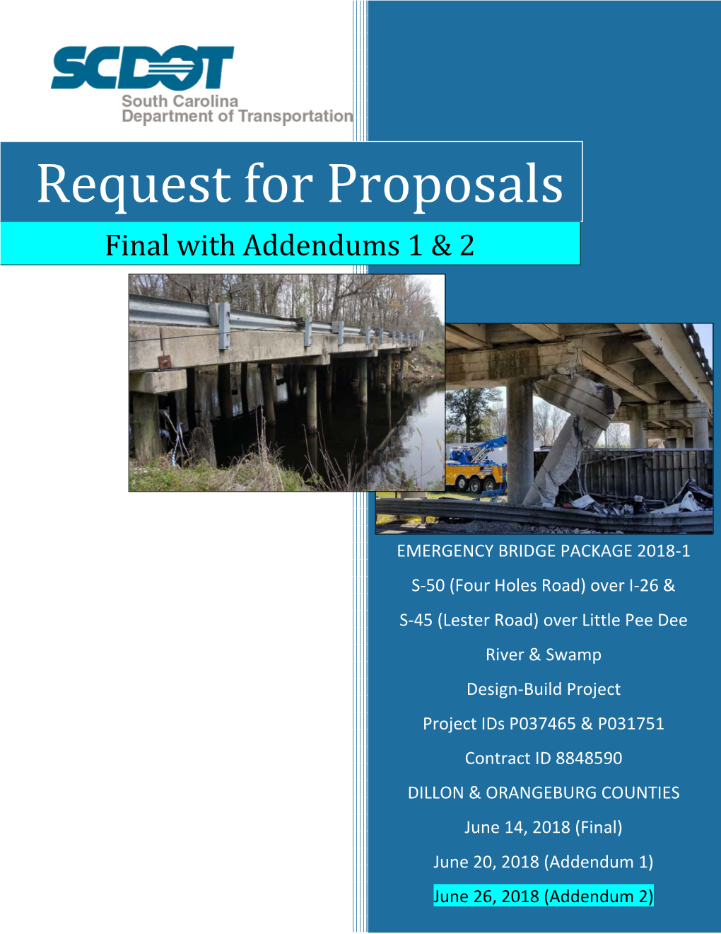 Request for Proposals Addendum 2