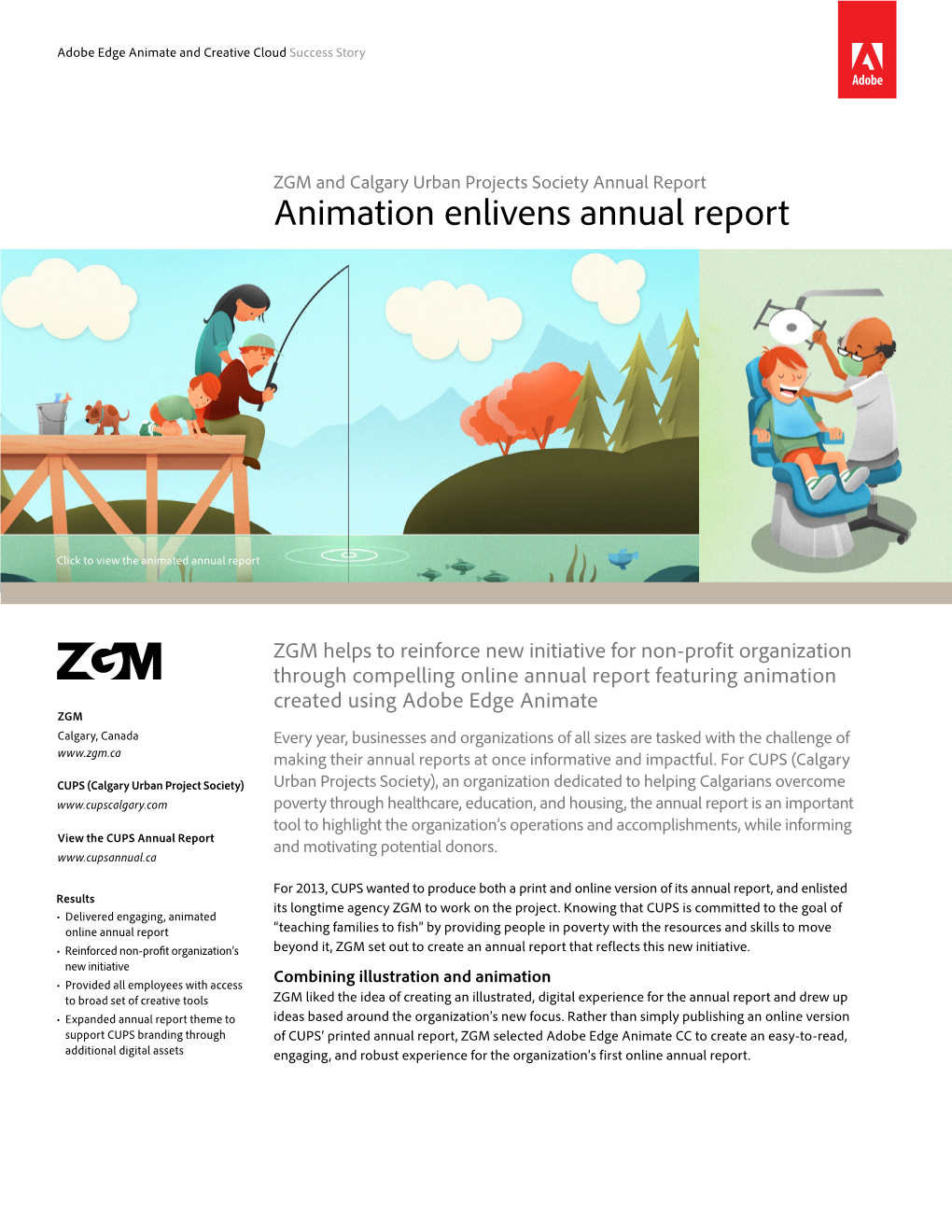 Animation Enlivens Annual Report