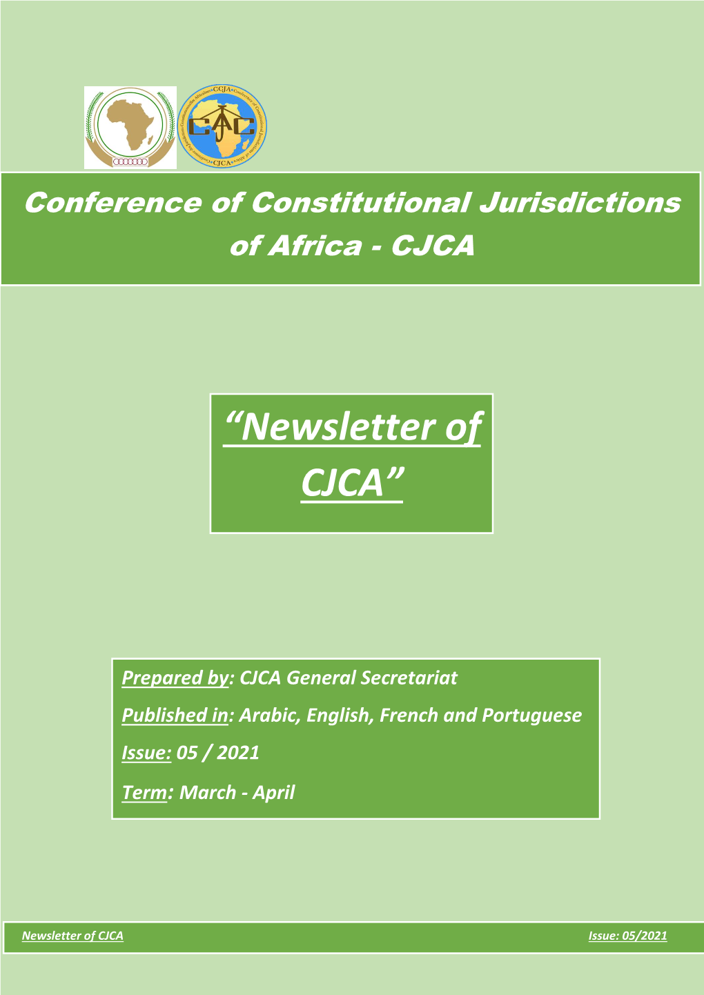 CJCA Newsletter English