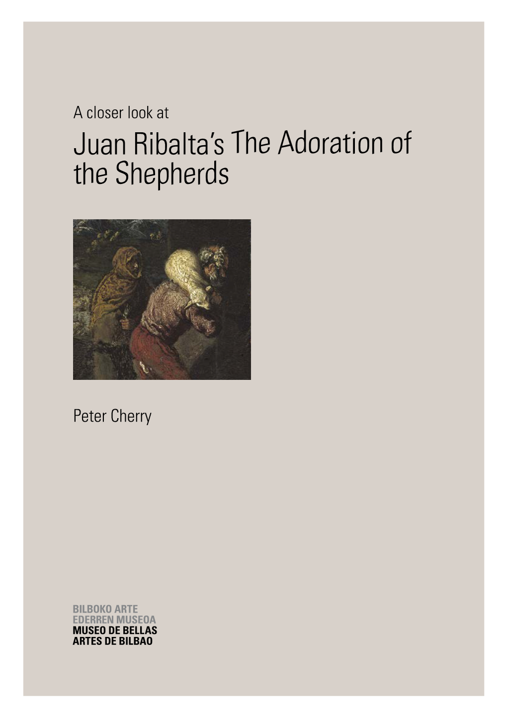 Juan Ribalta's the Adoration of the Shepherds