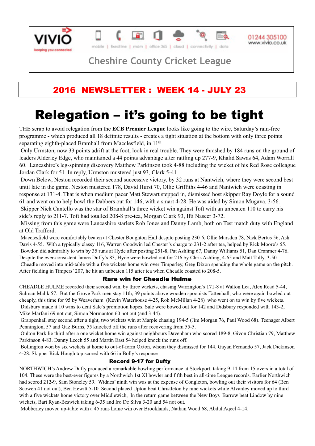 Relegation – It's Going to Be Tight