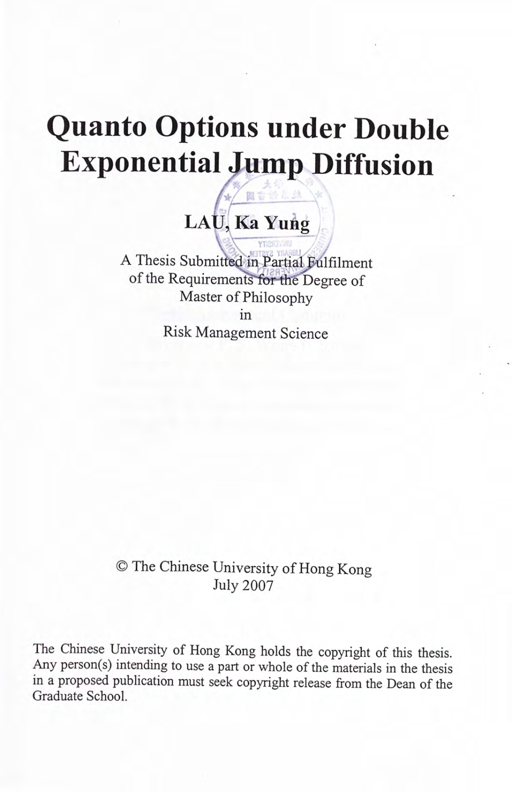 Quanto Options Under Double Exponential Jump Diffusion