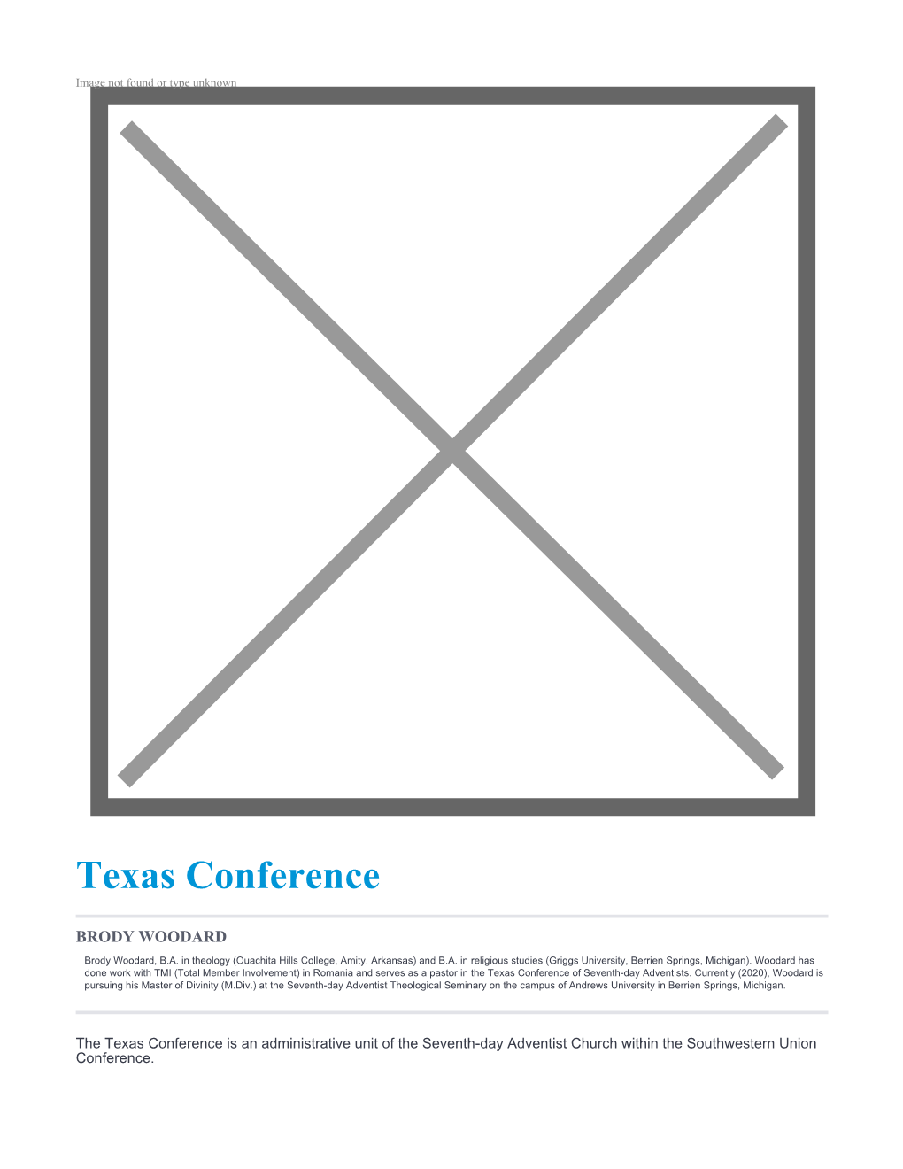 Texas Conference