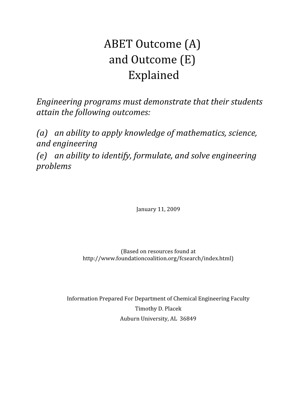 Engineering Programs Must Demonstrate That Their Students Attain the Following Outcomes