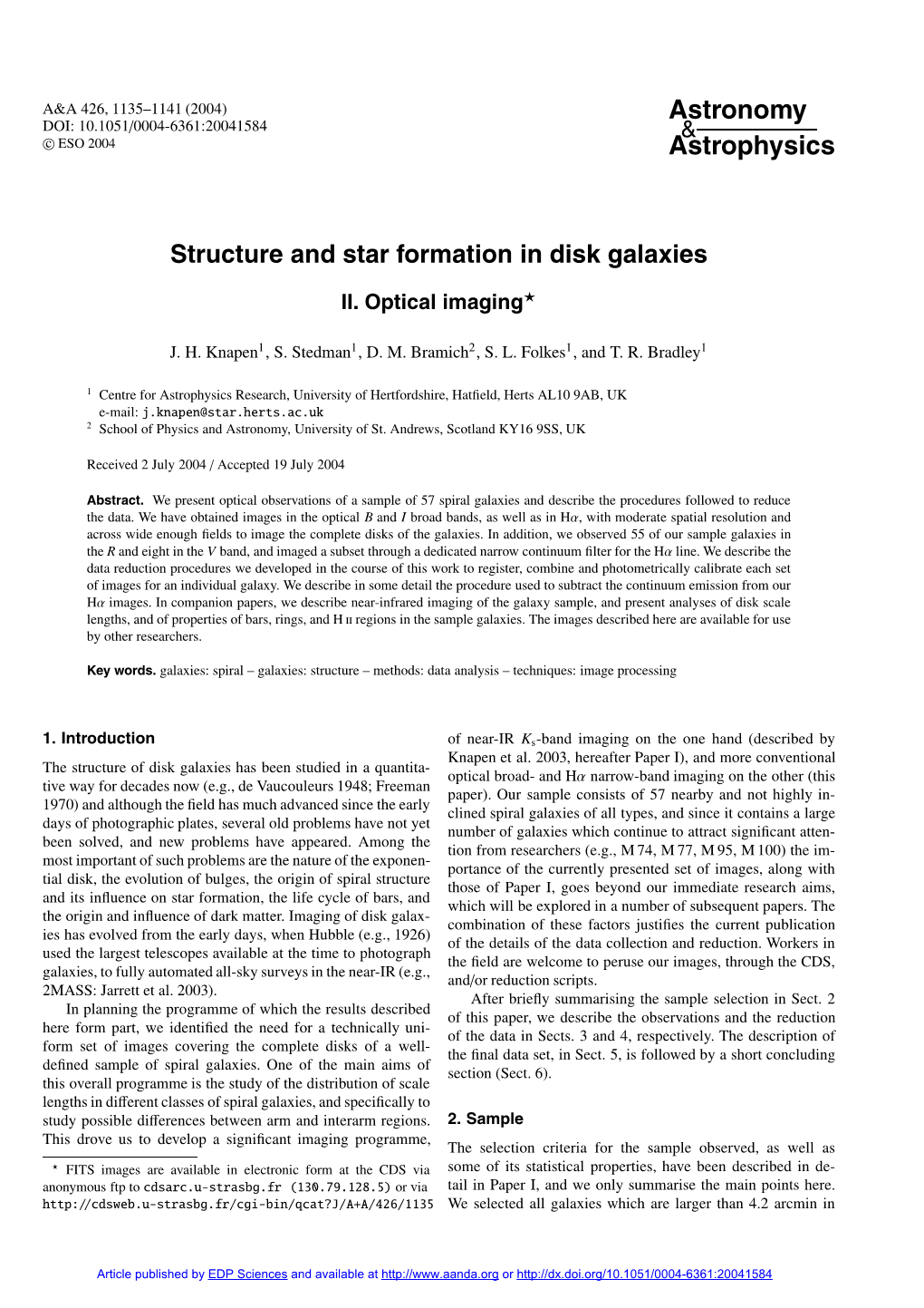 Structure and Star Formation in Disk Galaxies