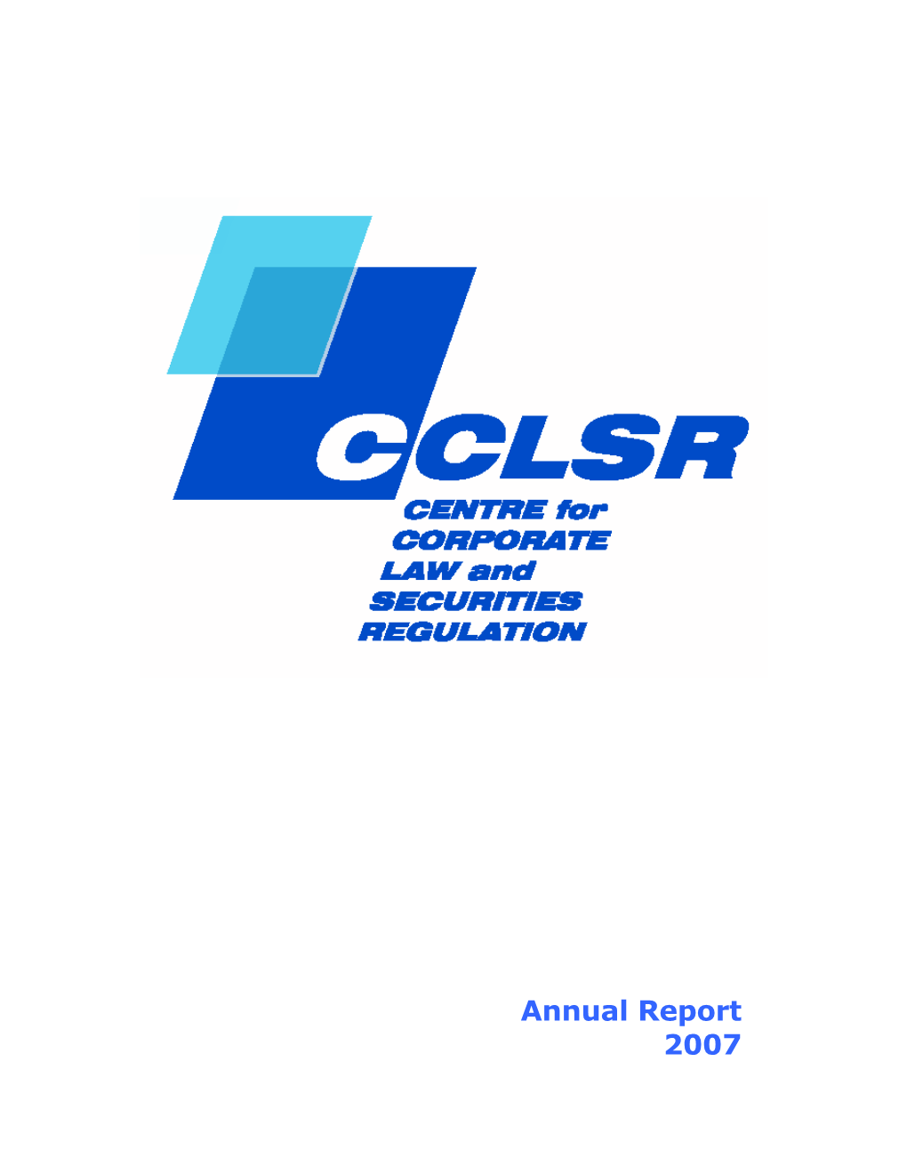 Annual Report 2007