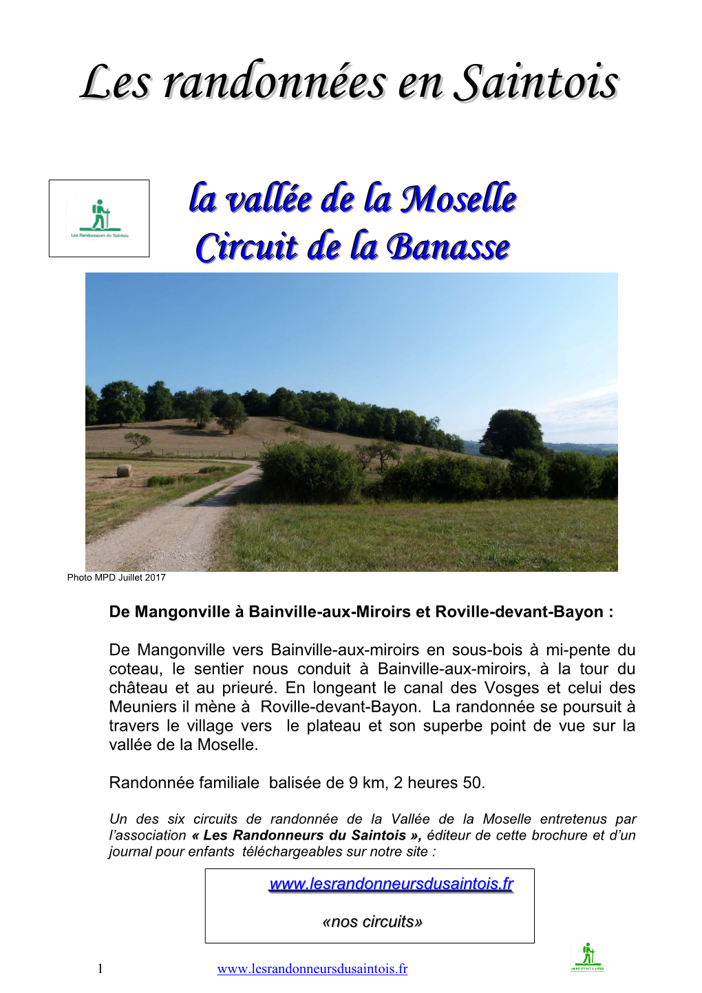 Brochure Circuit De La Banasse