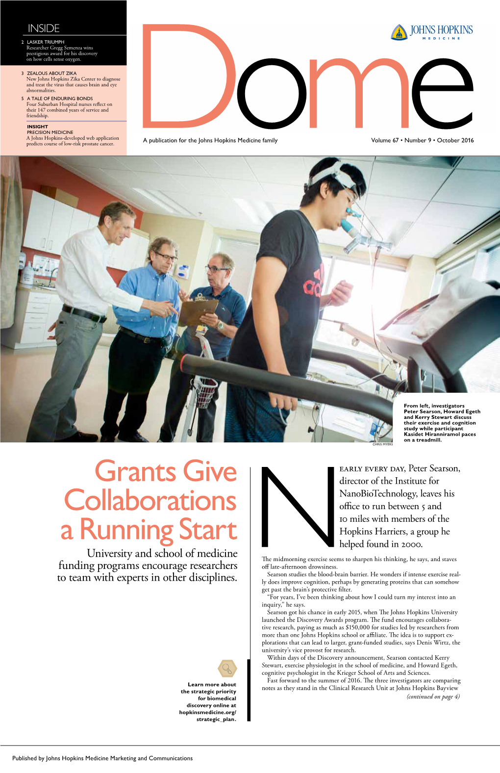 Grants Give Collaborations a Running Start (Continued from Page 1)