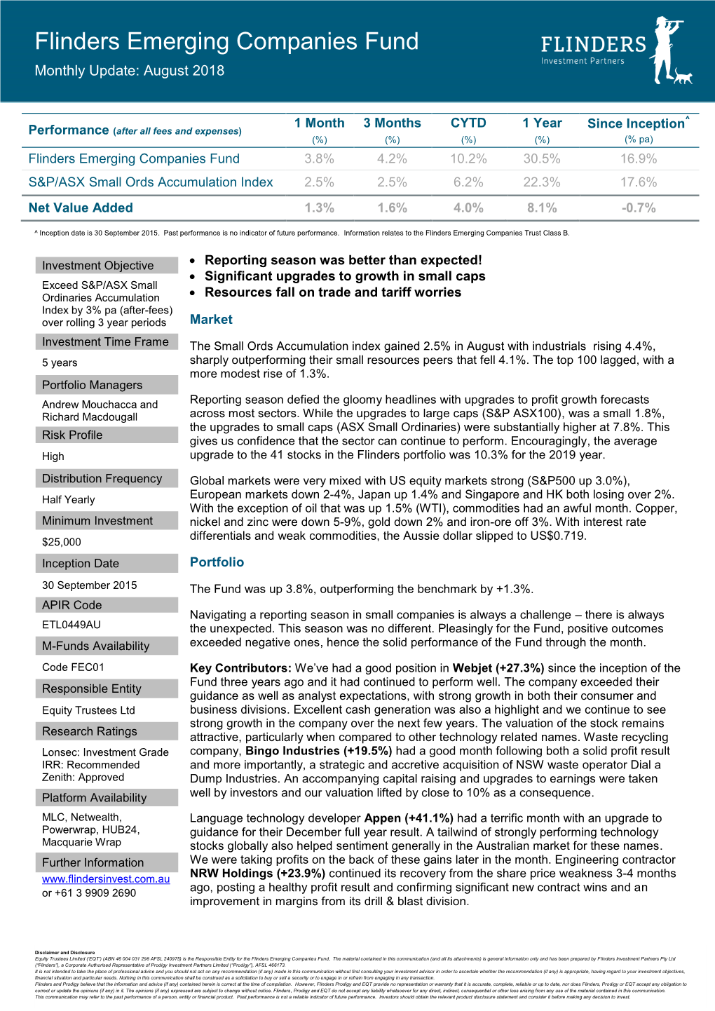 Flinders Emerging Companies Fund