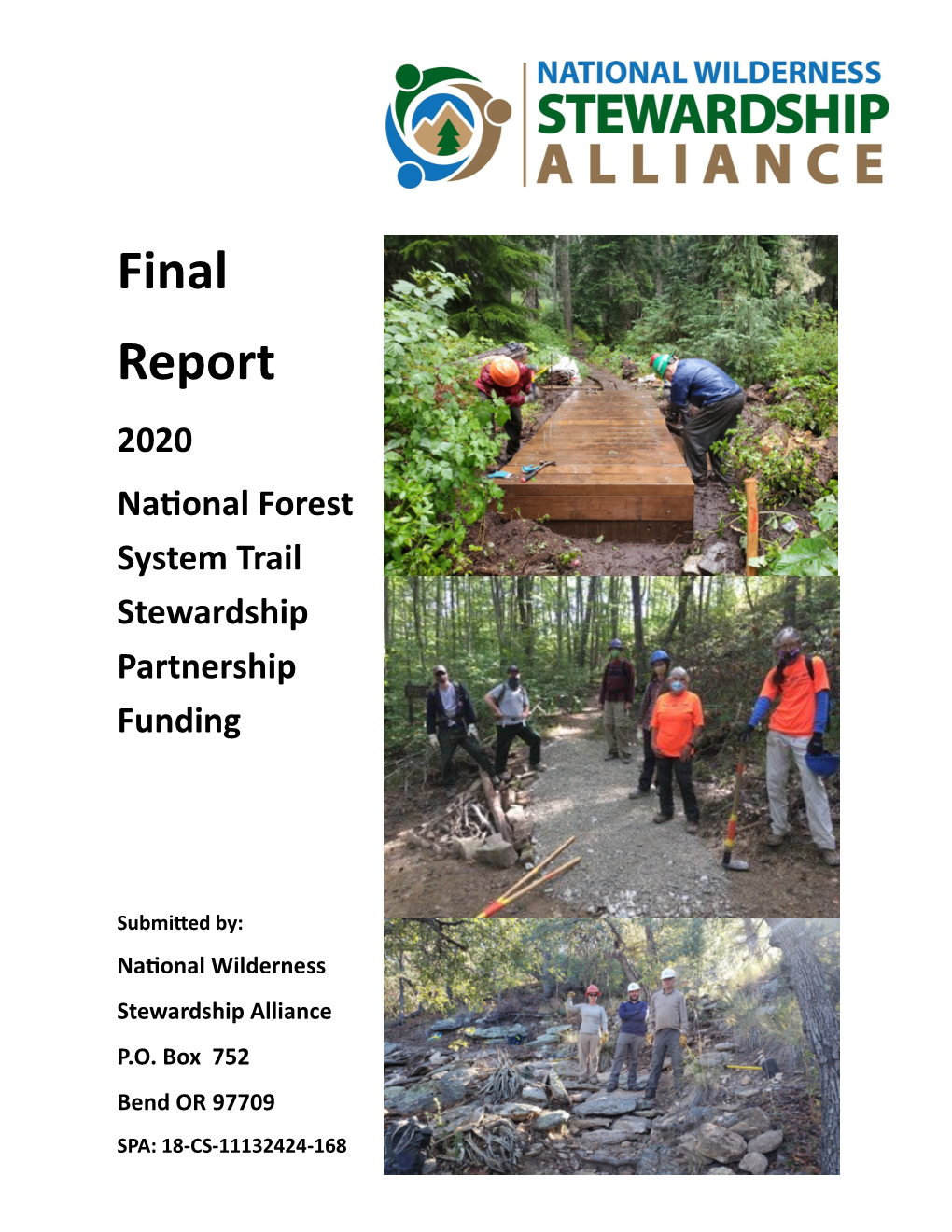 Final Report 2020 National Forest System Trail Stewardship Partnership Funding