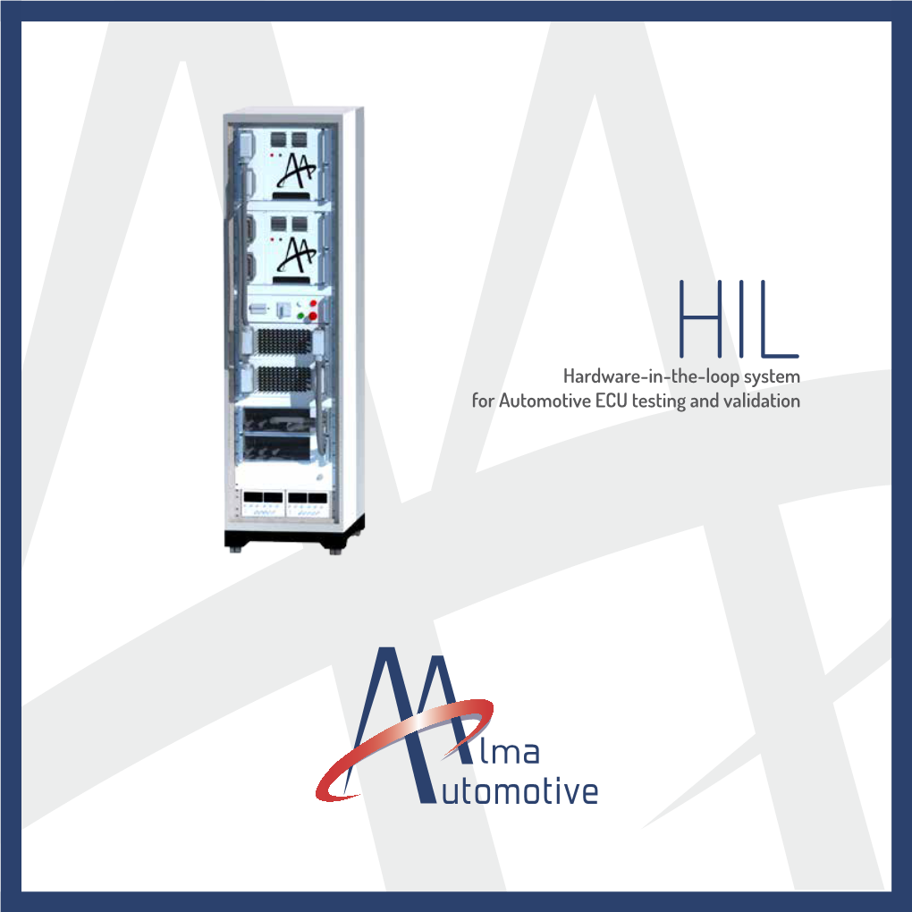 Hardware-In-The-Loop System for Automotive ECU Testing And