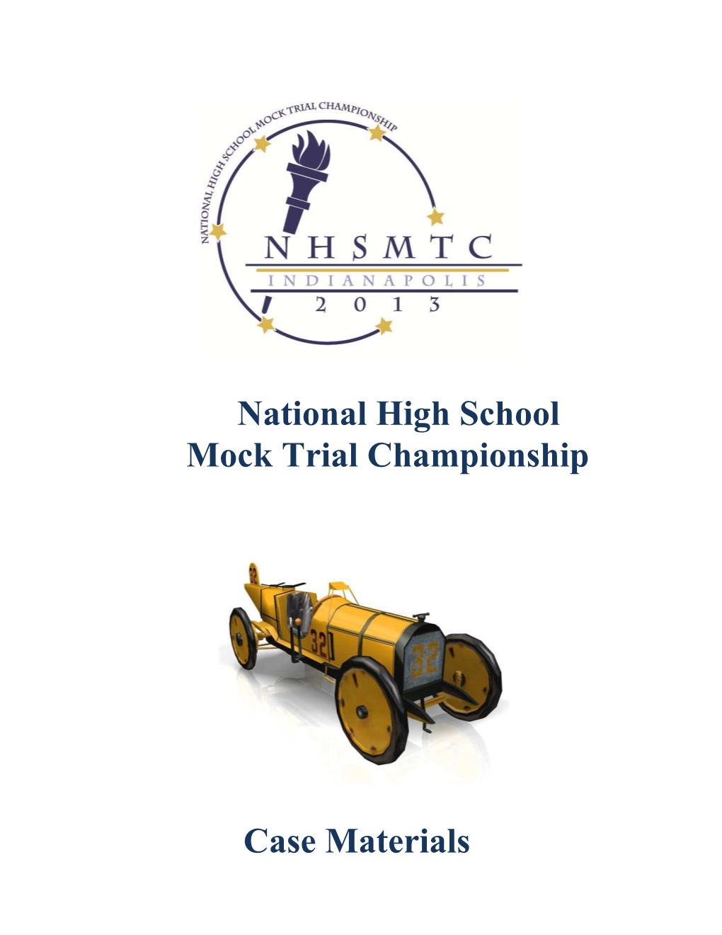 National High School Mock Trial Championship Case Materials