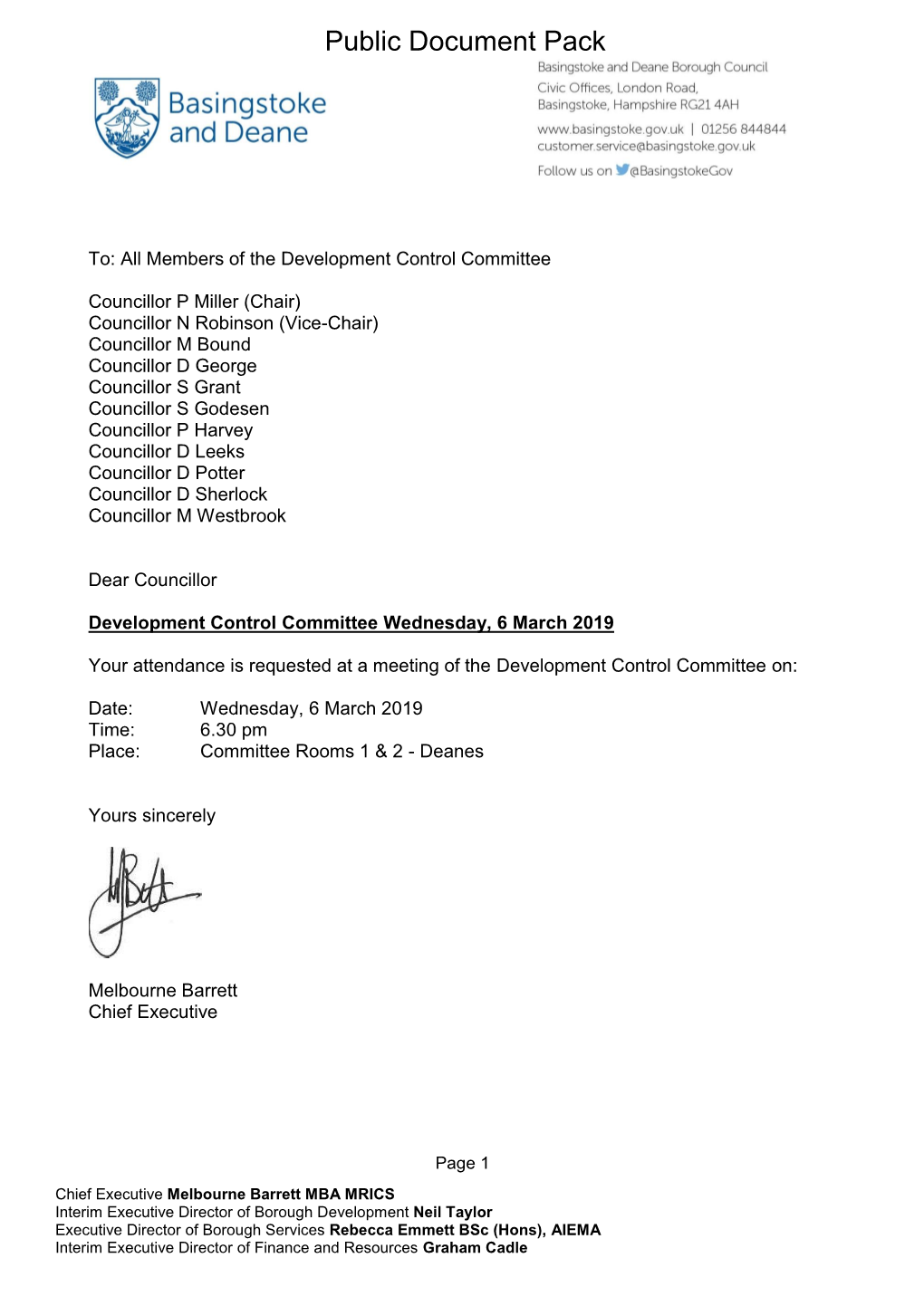 (Public Pack)Agenda Document for Development Control Committee