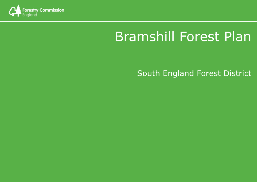 Bramshill Forest Plan