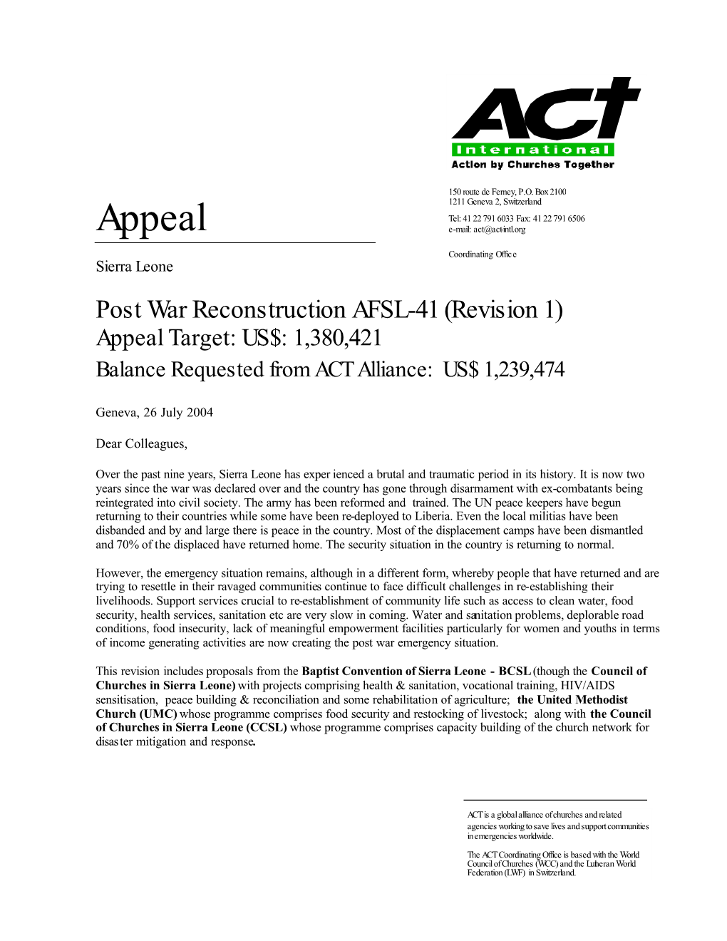 AFSL-41 Appeal Revision 1