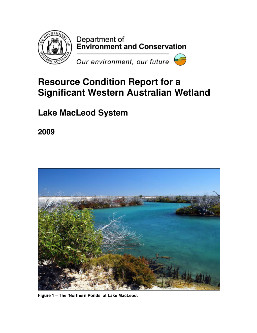 Resource Condition Report for a Significant Western Australian Wetland