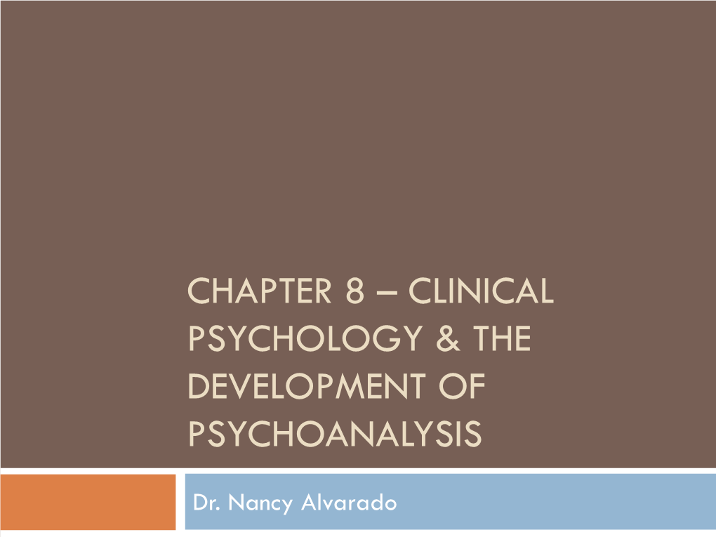 Chapter 4 – Wilhelm Wundt and the Founding of Psychology