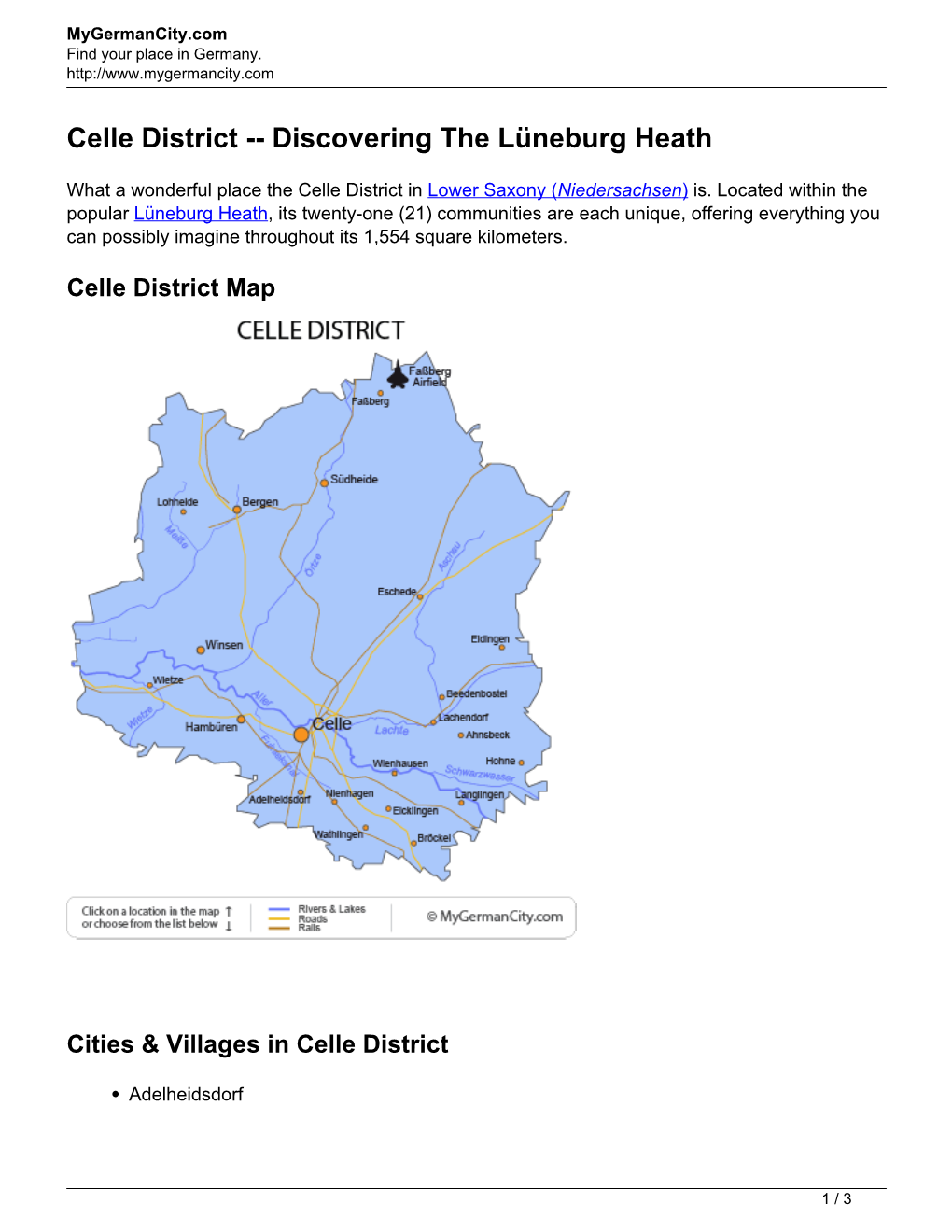 Celle District -- Discovering the Lüneburg Heath