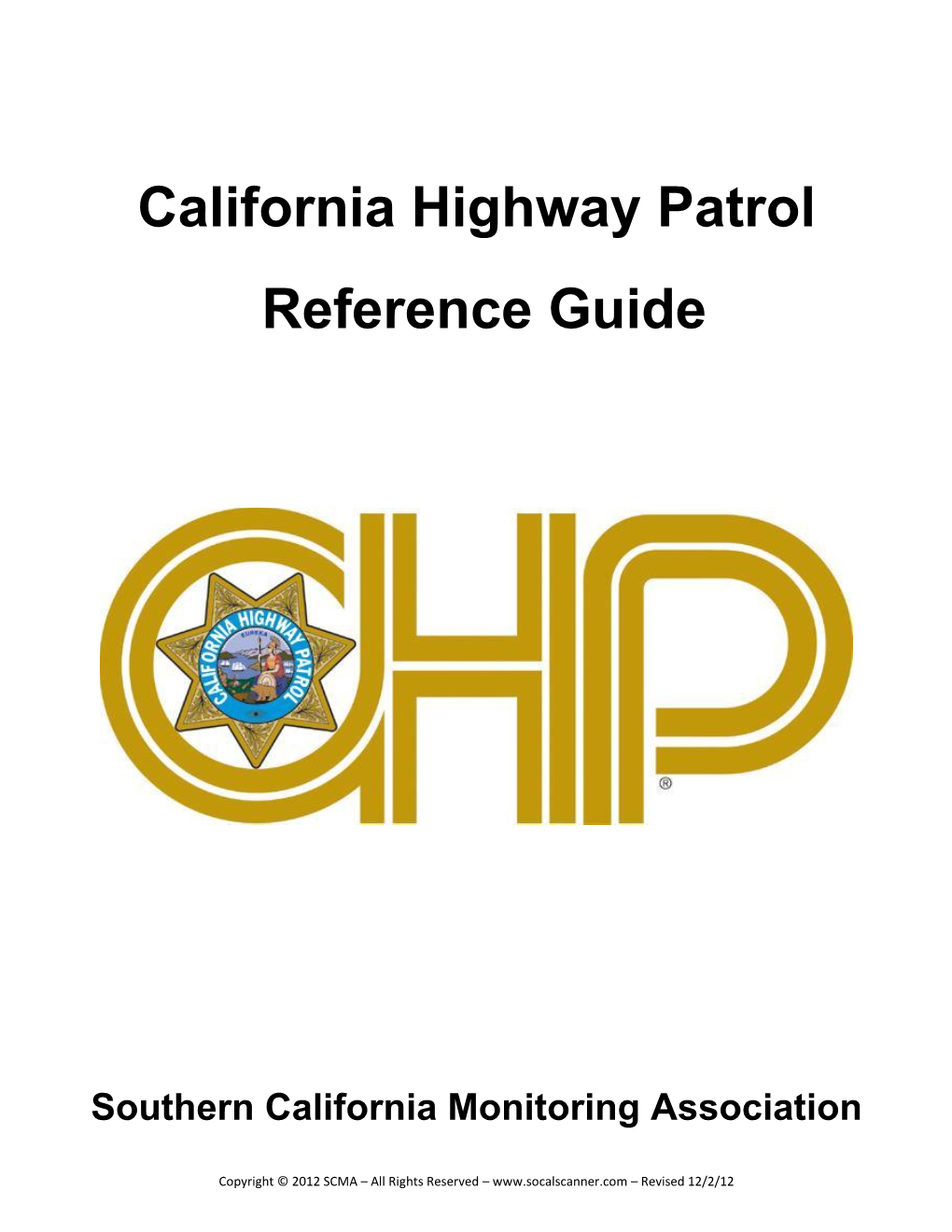 California Highway Patrol Reference Guide