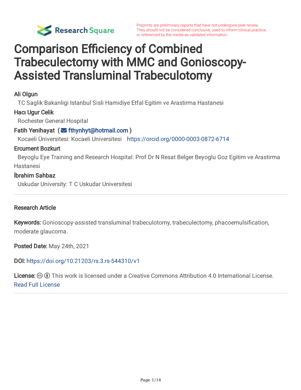 Assisted Transluminal Trabeculotomy