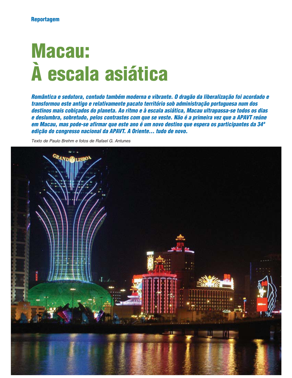 Macau: À Escala Asiática