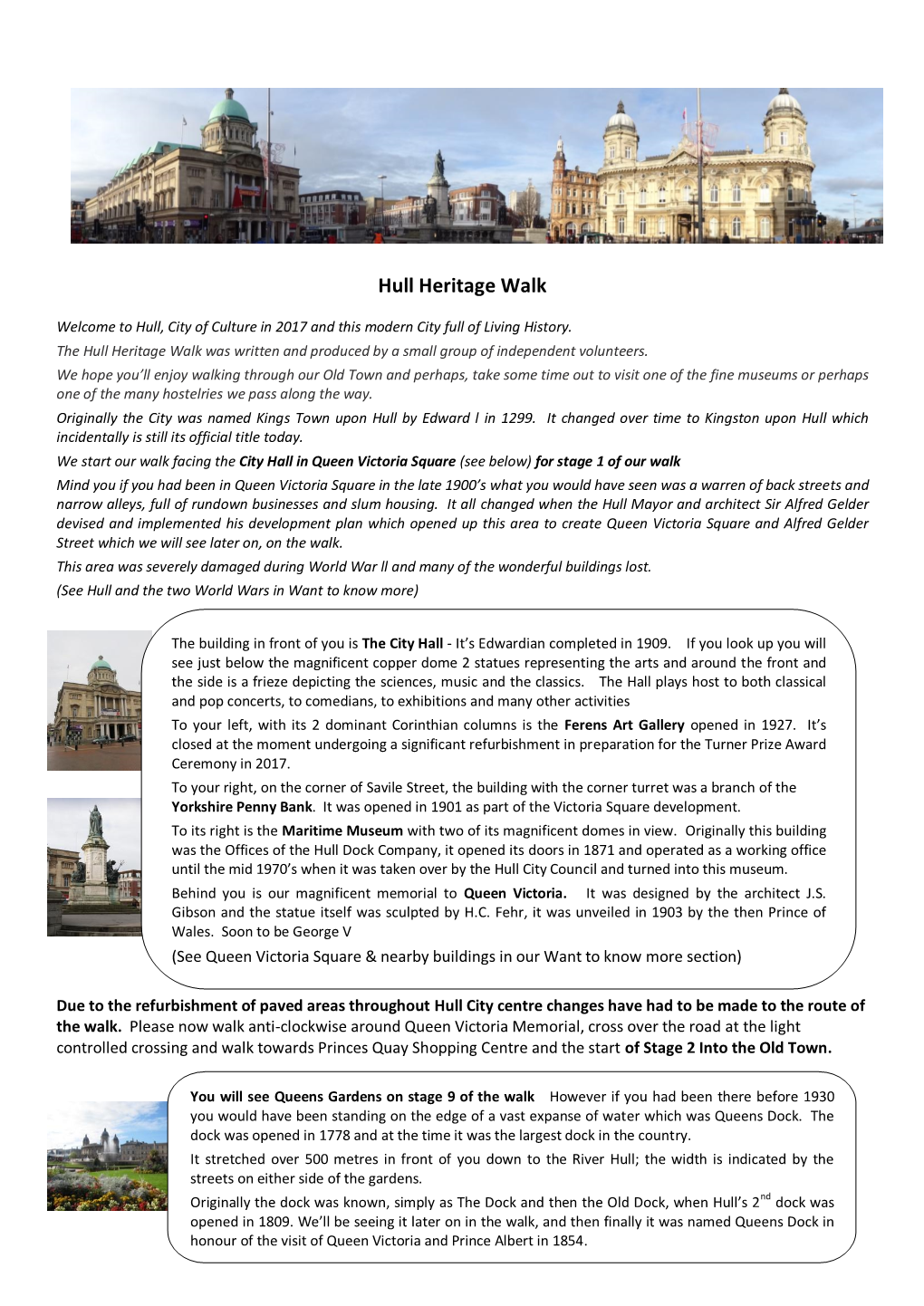 Hull Heritage Walk