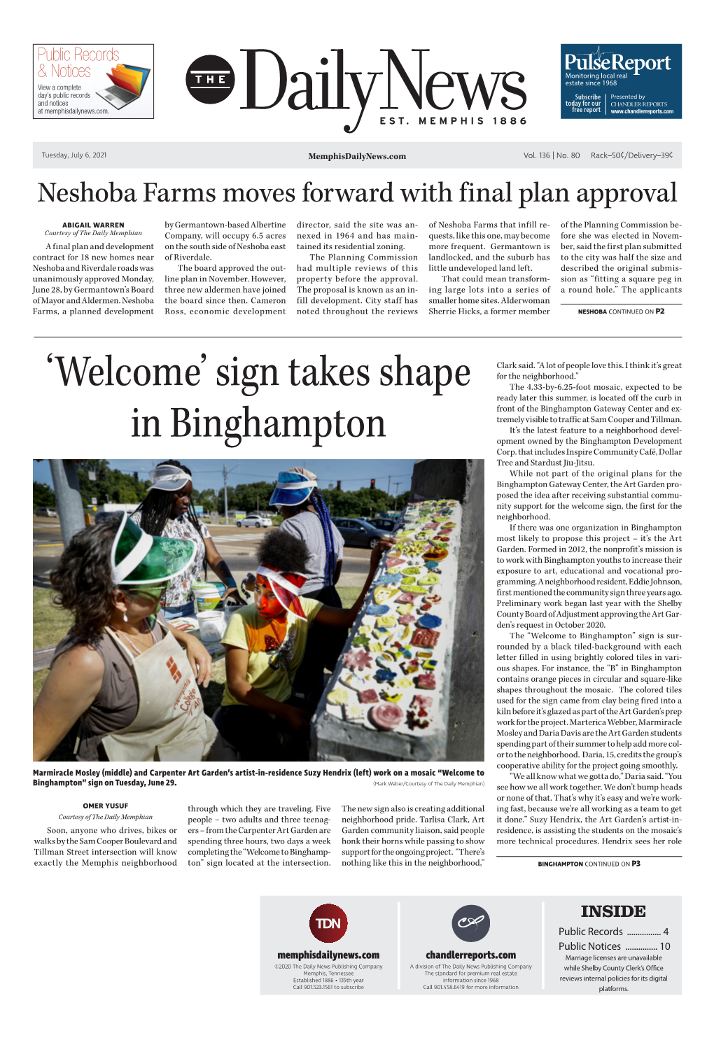 'Welcome' Sign Takes Shape in Binghampton